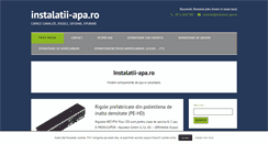 Desktop Screenshot of instalatii-apa.ro